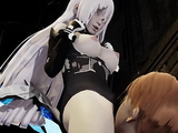 Black galaxy is controlled by a human handling her tits and wetting her pussy  [Full Video]