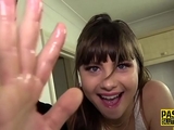 Real teen whore blows fat dick